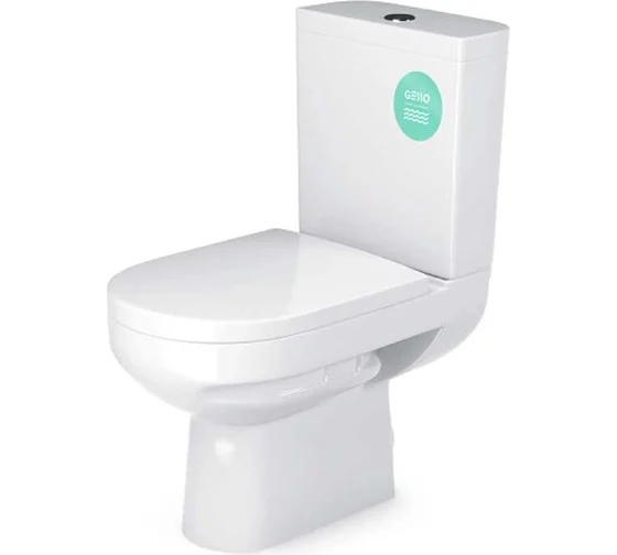Унитаз компакт gesso w103 2 реж., выпуск прямой, сиденье быстросъемное дюро sc
